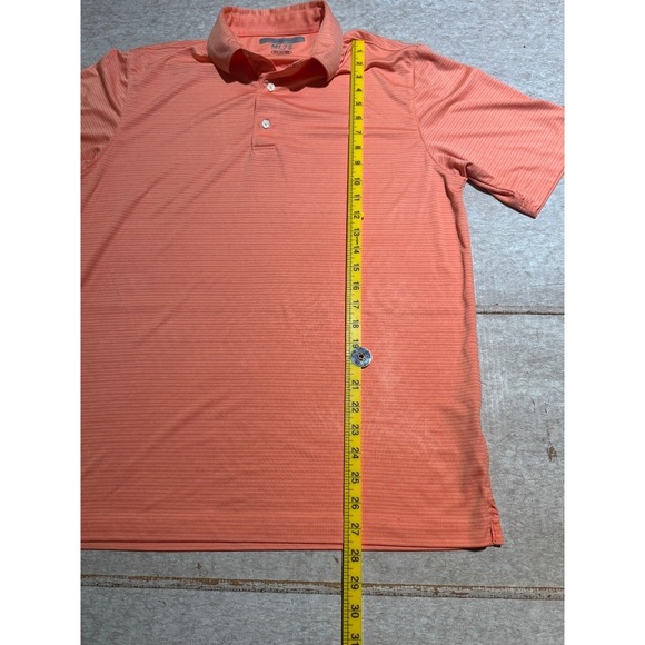 Greg Norman Men's ML75 Play Dry Golf Polo Shirt‎ - Bright Orange Large - Picture 4 of 5